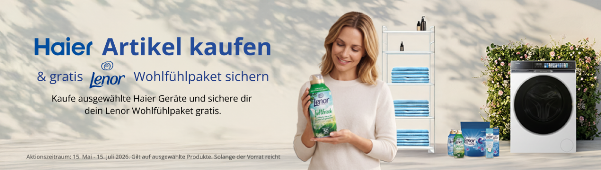 Haier x Lenor Aktion 2026