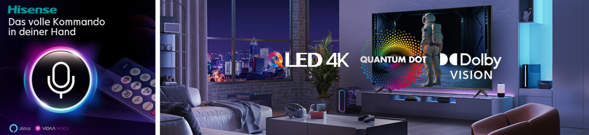 Hisense
QLED 4K UHD -...