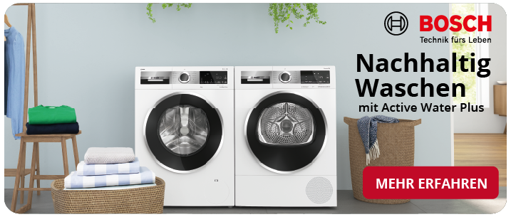 Banner mit Bosch Haushaltsgeräten