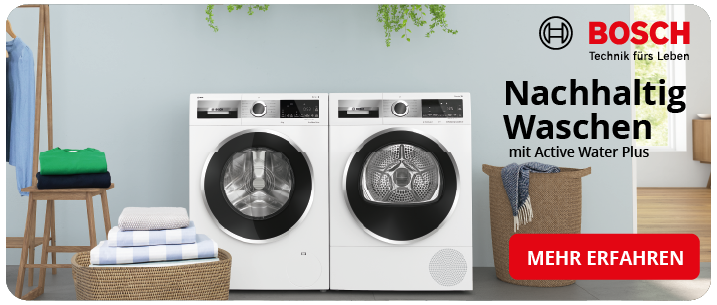 Banner mit Bosch Haushaltsgeräten