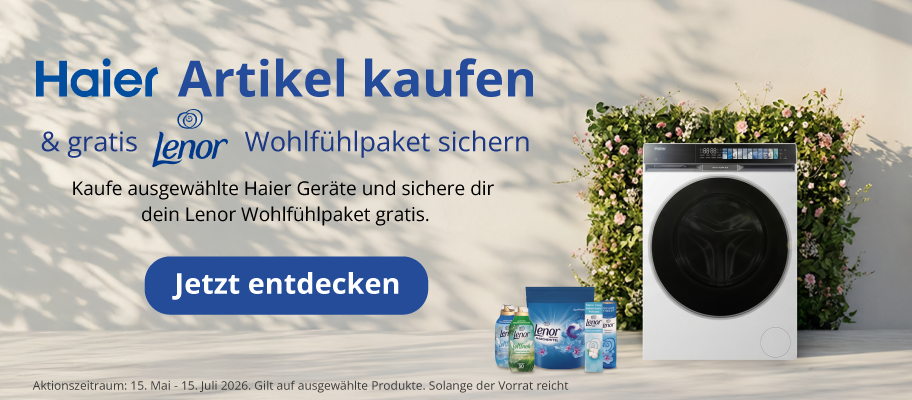 Haier Add-on Kampagne 2026 (Lenor Promotion)