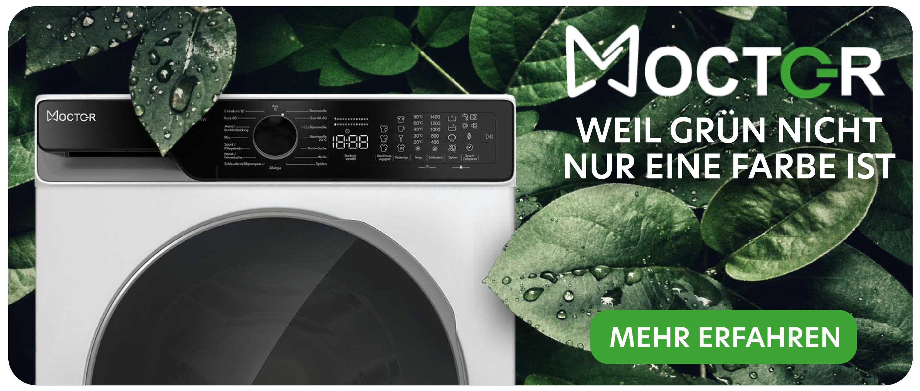 Banner mit Moctor Haushaltsgeräten