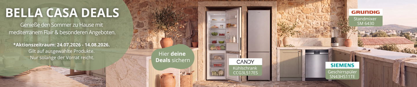 Startbanner mit Bella Casa Deals