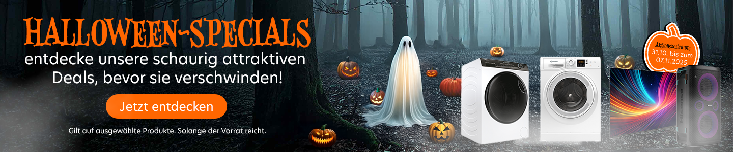 Startbanner mit Halloween Deals
