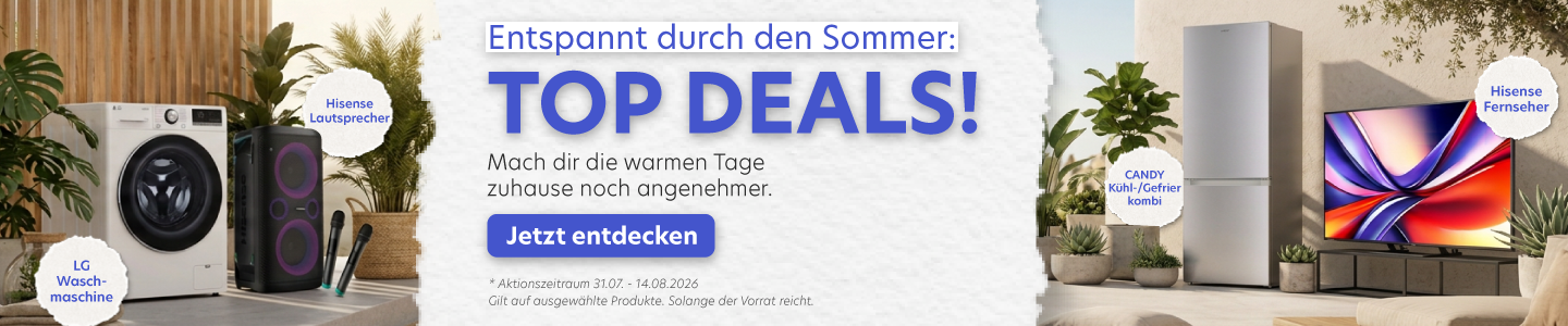 Banner mit TOP DEAL Aktionen