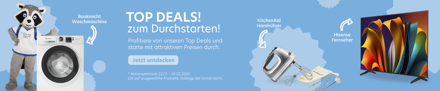 Banner mit TOP DEAL Aktionen