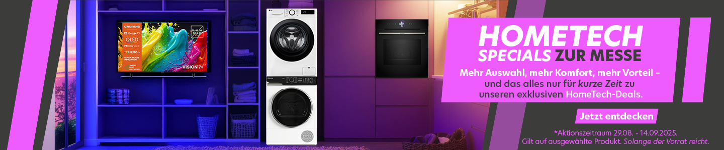 Startbanner mit HomeTech Deals