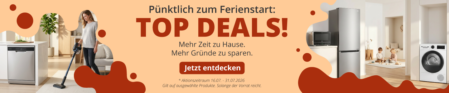 Banner mit TOP DEAL Aktionen