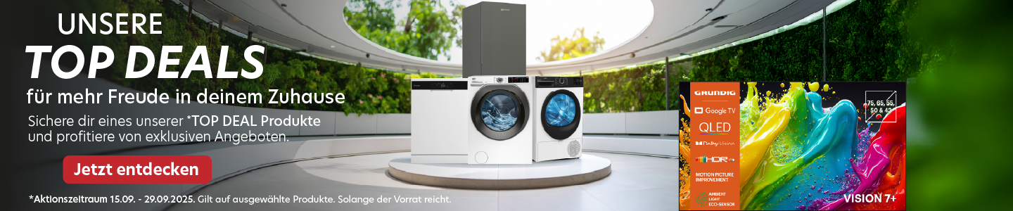 Banner mit TOP DEAL Aktionen
