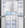 Beko GNO46623MXPN Side-by-Side K&uuml;hl-/Gefrierkombination