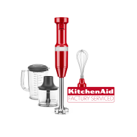 KitchenAid 5KHBV83EER Stabmixer mit Zubeh&ouml;r Empire red