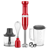 KitchenAid 5KHBV83EER Stabmixer mit Zubeh&ouml;r Empire red