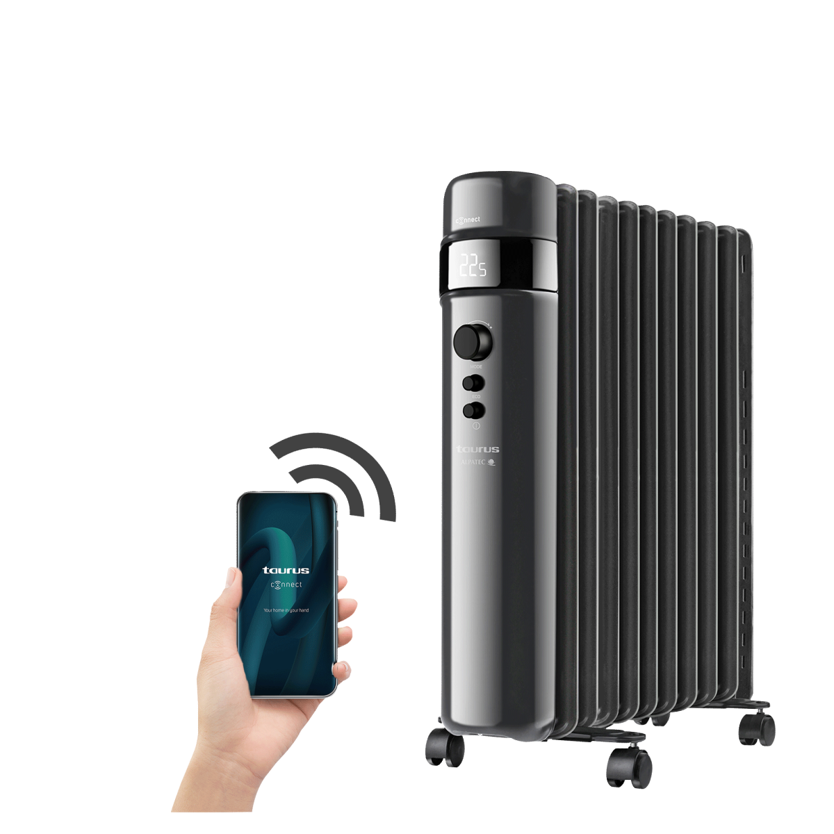 TAURUS Radiateur à bain d'huile Agadir 2500 - 2500W pas cher