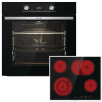 Gorenje Black Steam Set Herdset