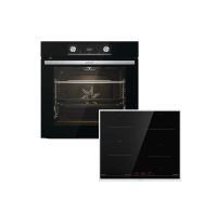 Gorenje Black Steam Pyro Herdset