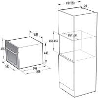 Gorenje BCM598S18X  Backofen