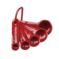 KitchenAid KQG057OHERE 5-teiliges Messl&ouml;ffel-Set rot