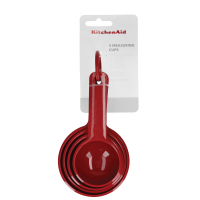 KitchenAid KQG058OHERE 4-teiliges Messbecher-Set rot