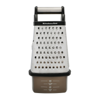 KitchenAid KQG300OSOBE Edelstahl-Kastenreibe