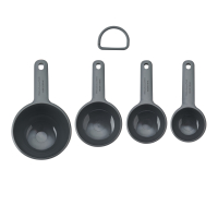 KitchenAid KQG058OHCGG 4-teiliges Messbecher-Set Anthrazitgrau