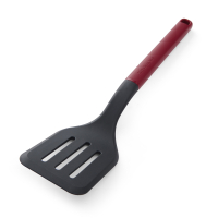 KitchenAid KHA002OHEREG Pfannenwender mit Schlitzen rot