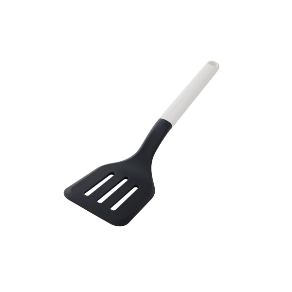 KitchenAid KHA002OHPNG Pfannenwender mit Schlitzen Porzellanwei&szlig;