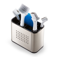 KitchenAid KEG784OSSSA Sp&uuml;lbeckenb&uuml;rstenhalter aus Edelstahl