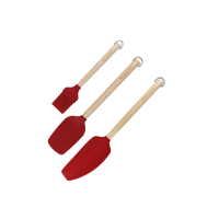 KitchenAid KQR751OHE 3-teiliges Birkenholz-Backset rot