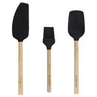 KitchenAid KQG654OHBBE 3-teiliges Bambus-Backset schwarz