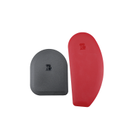 KitchenAid KQG068OHERE 2-teiliges Topfschaber- und Silikon-Sch&uuml;sselschaber rot