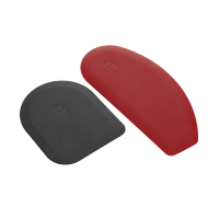 KitchenAid KQG068OHERE 2-teiliges Topfschaber- und Silikon-Sch&uuml;sselschaber rot