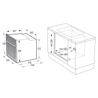 Gorenje Hot Air Set 2 Herdset