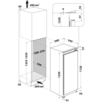 Indesit IBC 12AC21R K&uuml;hlschrank