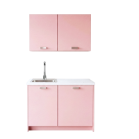 Roctor RT1017 Pantryk&uuml;che ohne E-Ger&auml;te Nordic Ros&eacute;