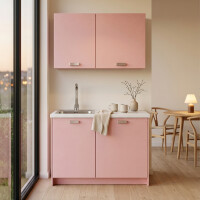 Roctor RT1017 Pantryk&uuml;che ohne E-Ger&auml;te Nordic Ros&eacute;