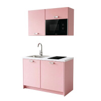 Roctor RT1017GO Pantryk&uuml;che mit E-Ger&auml;te Nordic Ros&eacute;