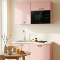 Roctor RT1017GO Pantryk&uuml;che mit E-Ger&auml;te Nordic Ros&eacute;
