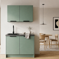 Roctor RT1013 Pantryk&uuml;che ohne E-Ger&auml;te Nordic Eukalyptus