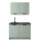 Roctor RT1013 Pantryk&uuml;che ohne E-Ger&auml;te Nordic Eukalyptus