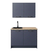 Roctor RT1012 Pantryk&uuml;che ohne E-Ger&auml;te Nordic Balticblau