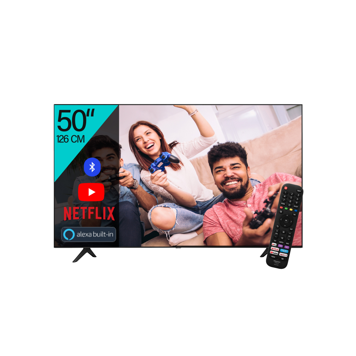 Hisense Tv 50ae7050f 4k Ultra Hd 50 Zoll Hisense 50AE7050F Fernseher, 349,90 EUR