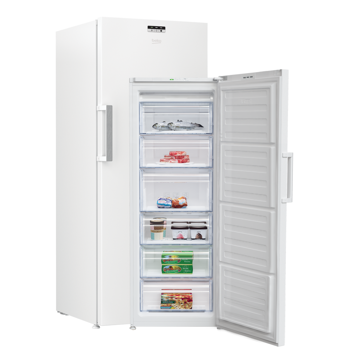 Beko RFSA240M31WN Gefrierschrank, 333,33 EUR