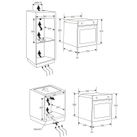 Candy FCTS825XL Backofen