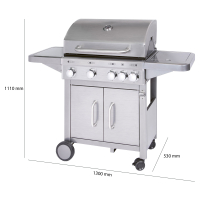 ProfiCook PC-GG 1181 Gasgrill