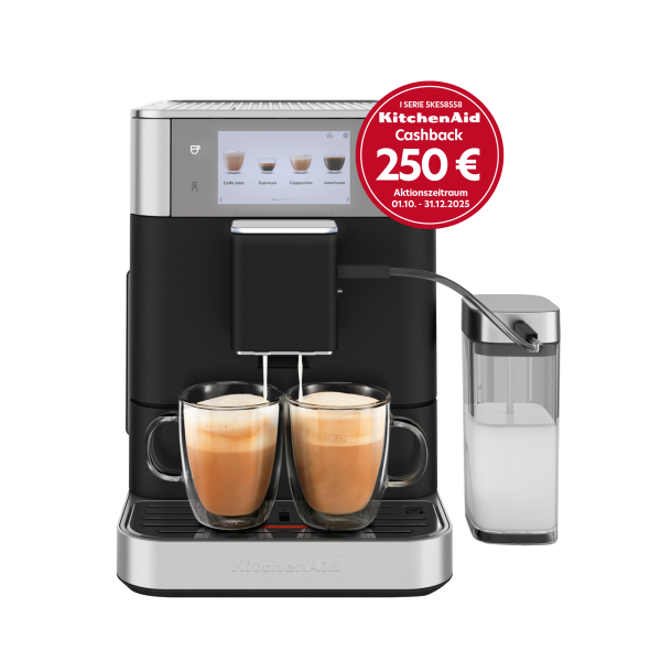 KitchenAid 5KES8558EBK Kaffeevollautomat Gusseisen schwarz