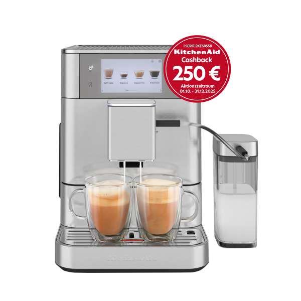 KitchenAid 5KES8558ESX Kaffeevollautomat Edelstahl