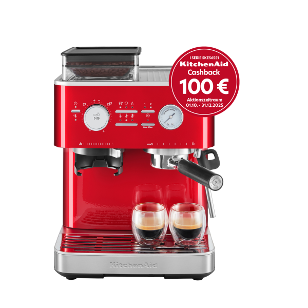 KitchenAid 5KES6551ECA Espressomaschine Liebesapfelrot