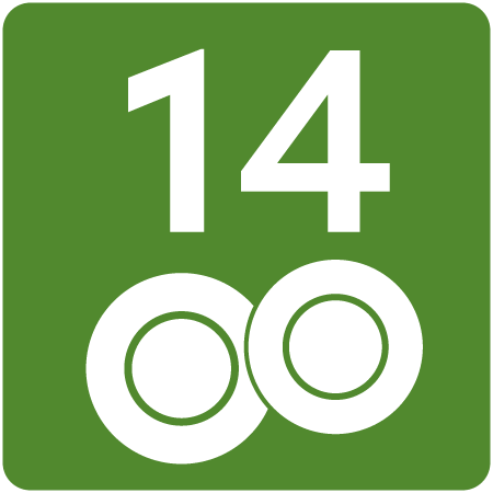 Symbol für 14 Maßgedecke