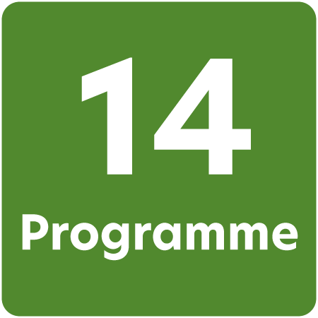 Symbol für 14 Programme