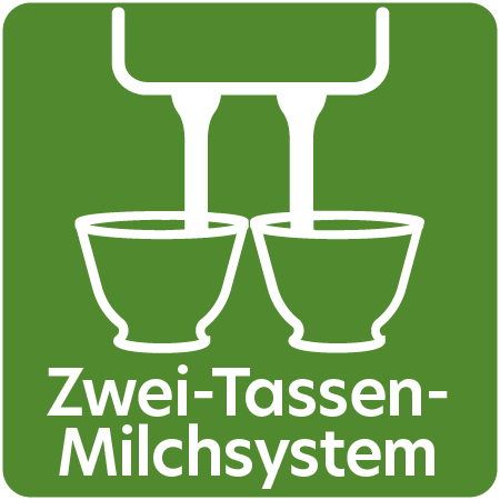 Symbol für 2 Tassen Milchsystem
